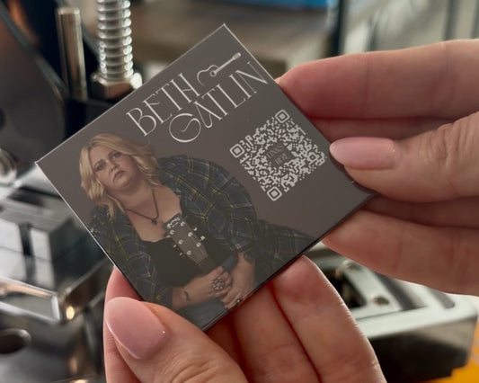 2.5" x 2.5" Fully Personalized Magnet